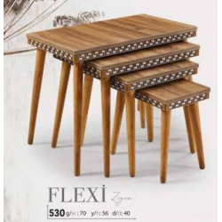 FLEXİ ZİGON SEHPA (CEVİZ)