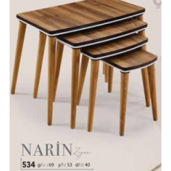 NARİN ZİGON SEHPA (CEVİZ)