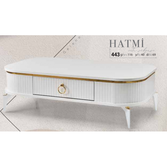 HATMİ ORTA SEHPA BEYAZ 443